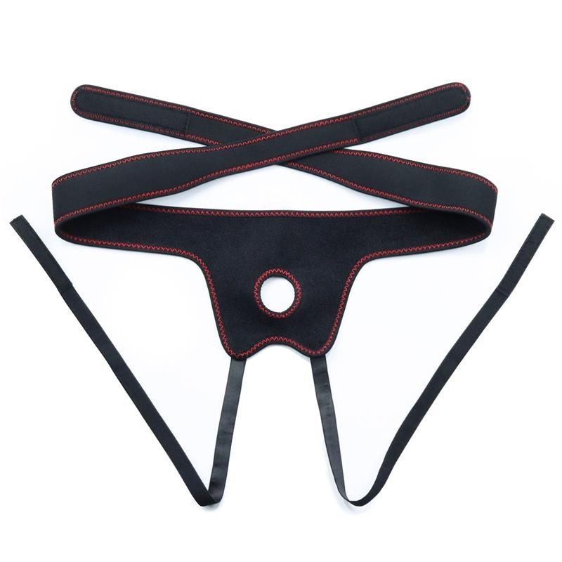Strap On con Dildo Nero 17 cm Ingen