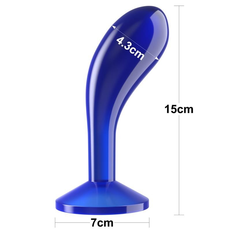 Dildo Anale Trasparente 15 cm