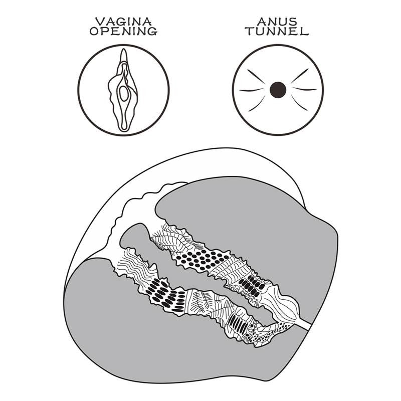 Masturbatore Grandezza Naturale Ass 13