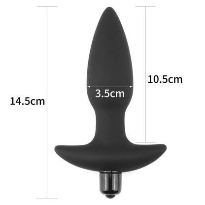 Plug Anale Vibrante 14 cm Silicone Fantasy