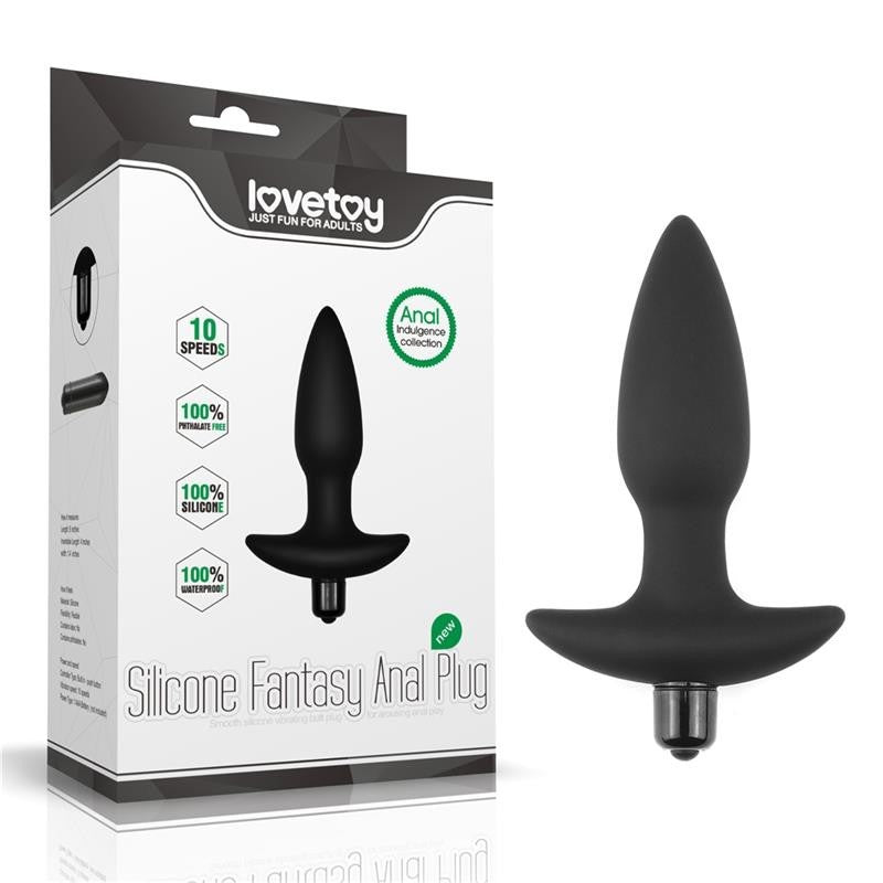 Plug Anale Vibrante 14 cm Silicone Fantasy