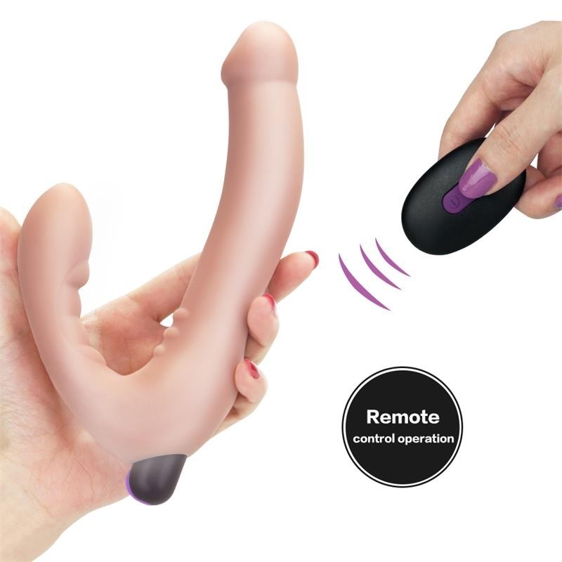Strapon Strapless Vibrante Wireless