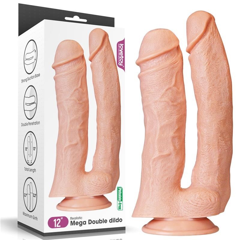 Dildo Doppio Enorme 33 cm King 12