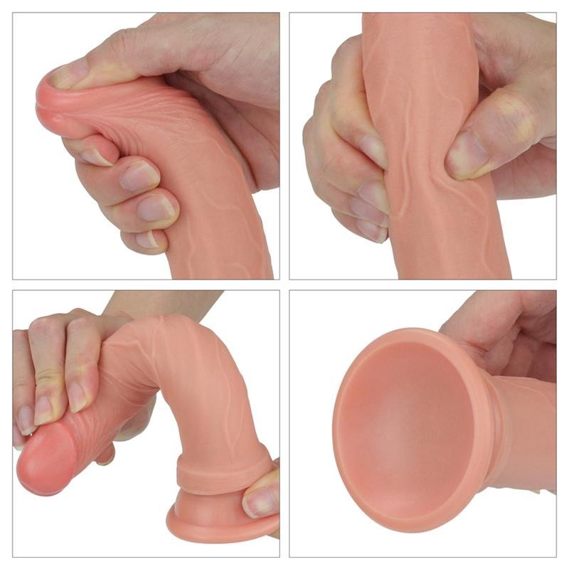 Dildo Realistico 18 cm Silicone Liquido 7
