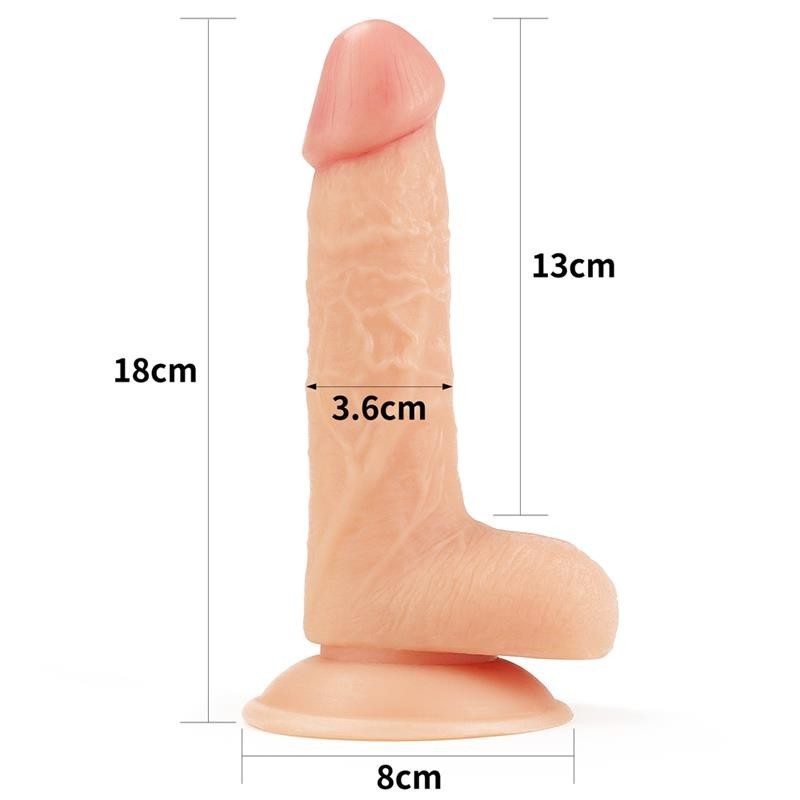 Dildo Realistico 18 cm Ultra Soft Dude 8