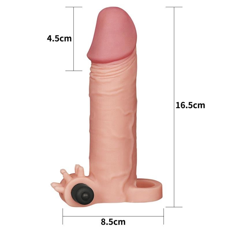 Prolunga Fallica + 4 cm Vibrante X Tender