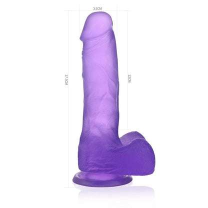 Dildo Jelly 17 cm Studs Viola 7