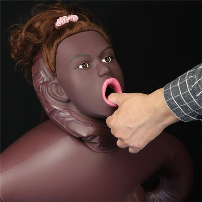 Bambola Gonfiabile Nera Cowgirl