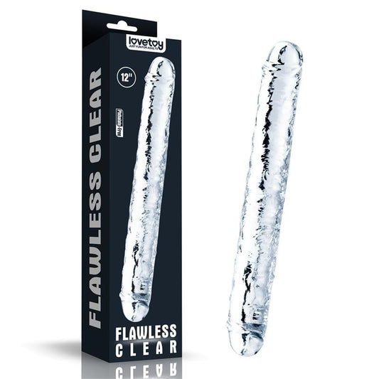 Dildo Doppio Trasparente 30 cm Clear 12