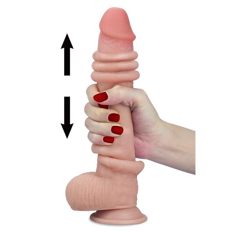 Dildo Pelle Scorrevole 23 cm Sliding 9