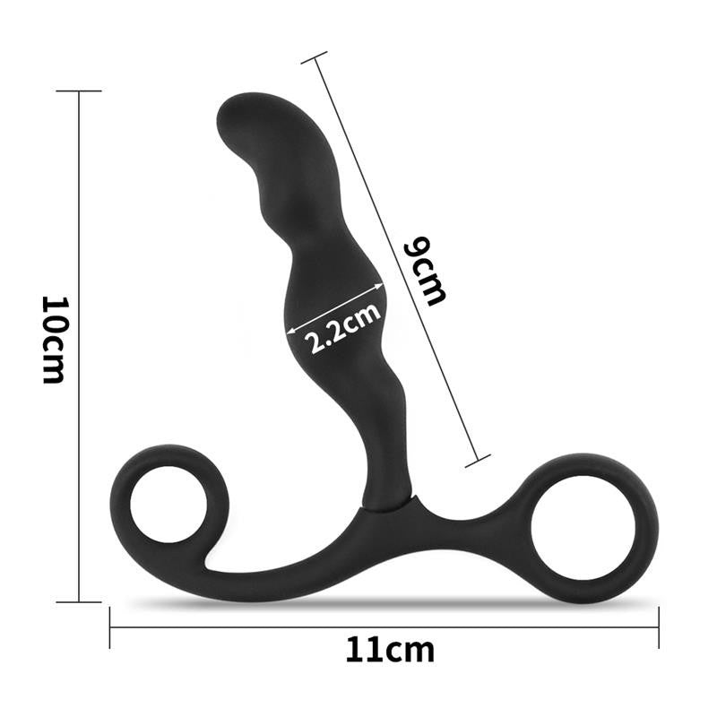 Massaggiatore Prostatico 10 cm Teaser Black