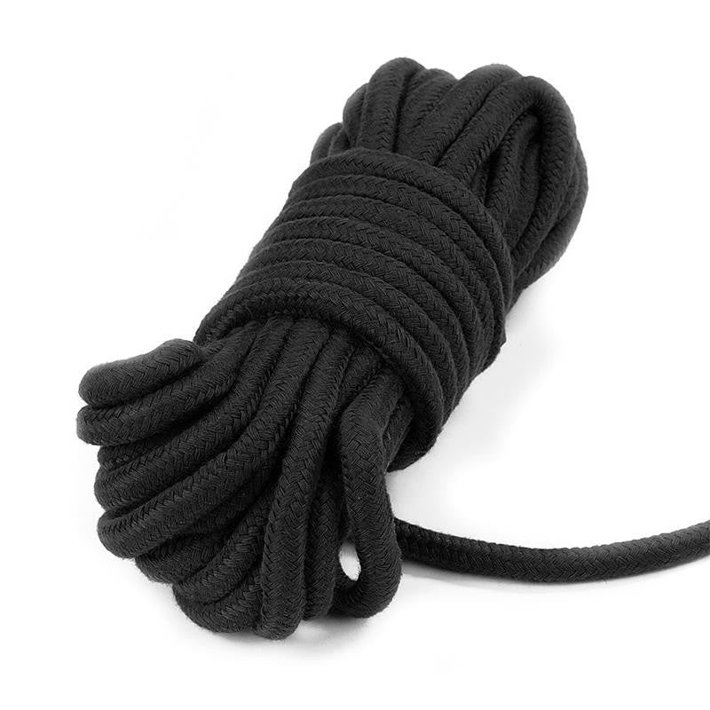 Corda Bondage 10 mt Cotone Nera
