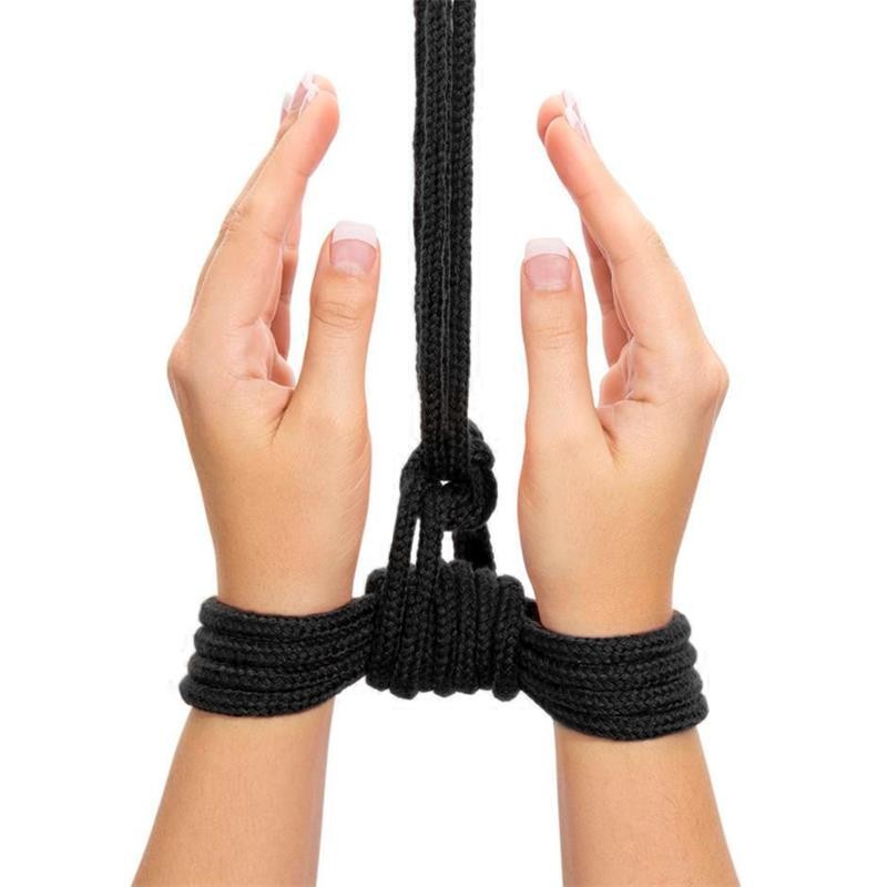Corda Bondage 10 mt Cotone Nera
