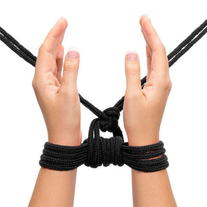 Corda Bondage 10 mt Cotone Nera