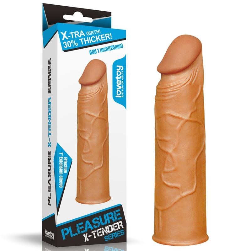 Prolunga Fallica + 3 cm X Tender Brown