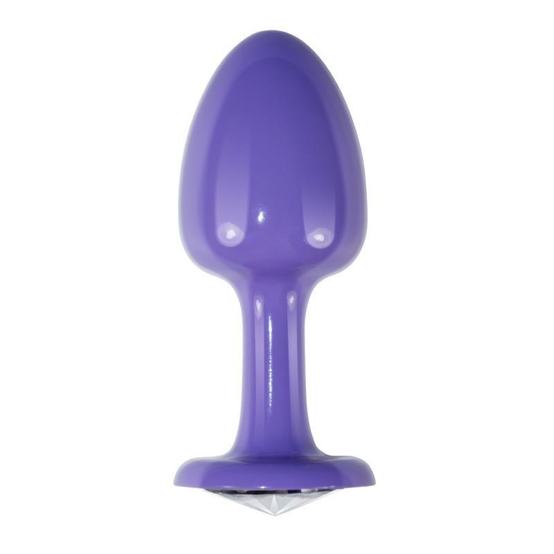 Gioiello Anale Viola Brillante Bianco