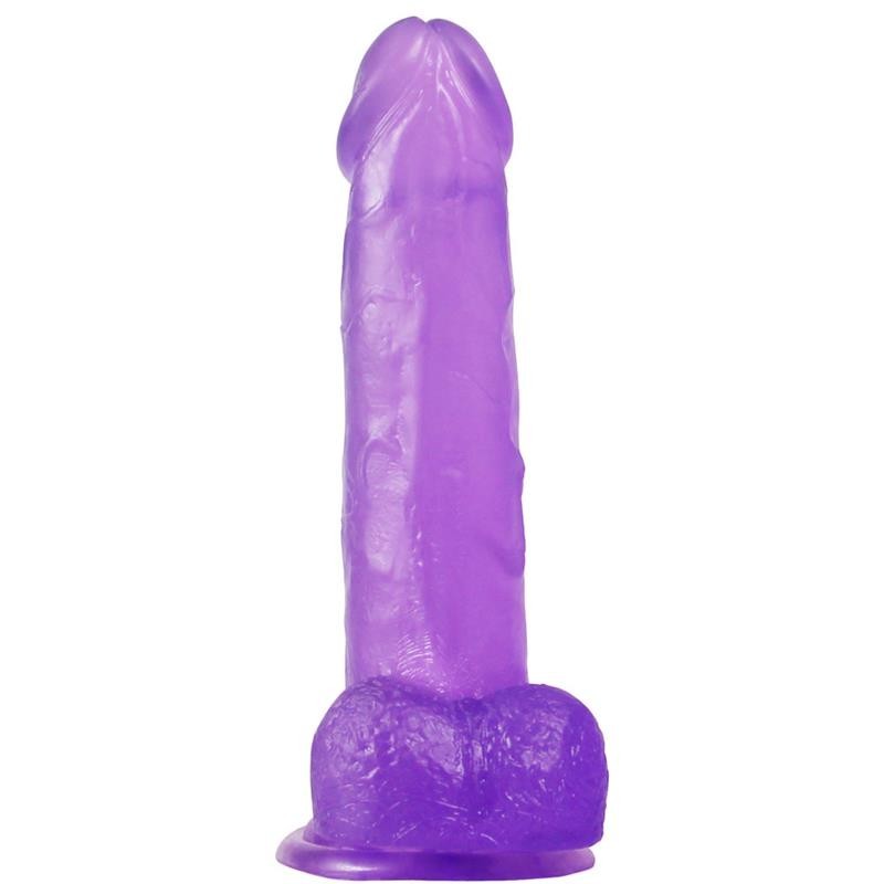 Dildo Jelly 20 cm Studs 8 Viola