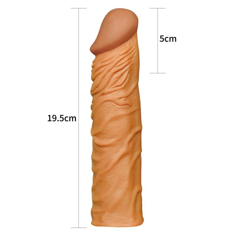 Prolunga Fallica + 5 cm X Tender Marrone
