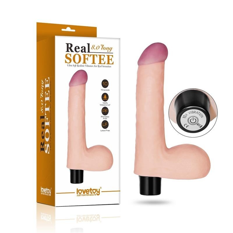 Vibratore Realistico 17 cm Softee 8