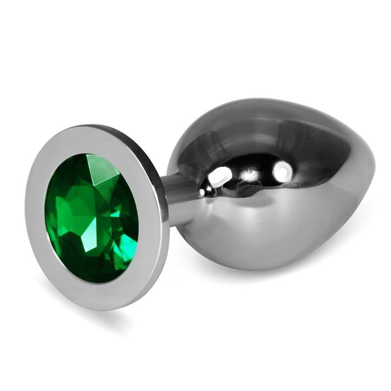 Gioiello Anale Acciaio Verde L