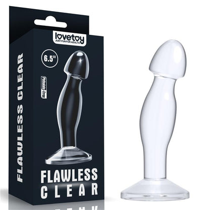 Dildo Anale Trasparente 16 cm Flawless 6.5