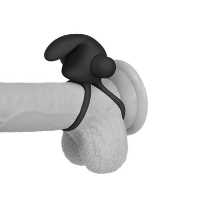 Anello Vibrante Doppio Power Clit Nero