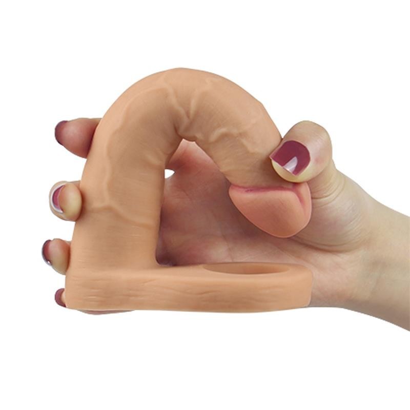 Fallo Anale Indossabile 15 cm Ultra Soft Double 6.25