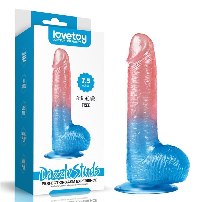 Dildo Colorato 19 cm Dazzle 7.5