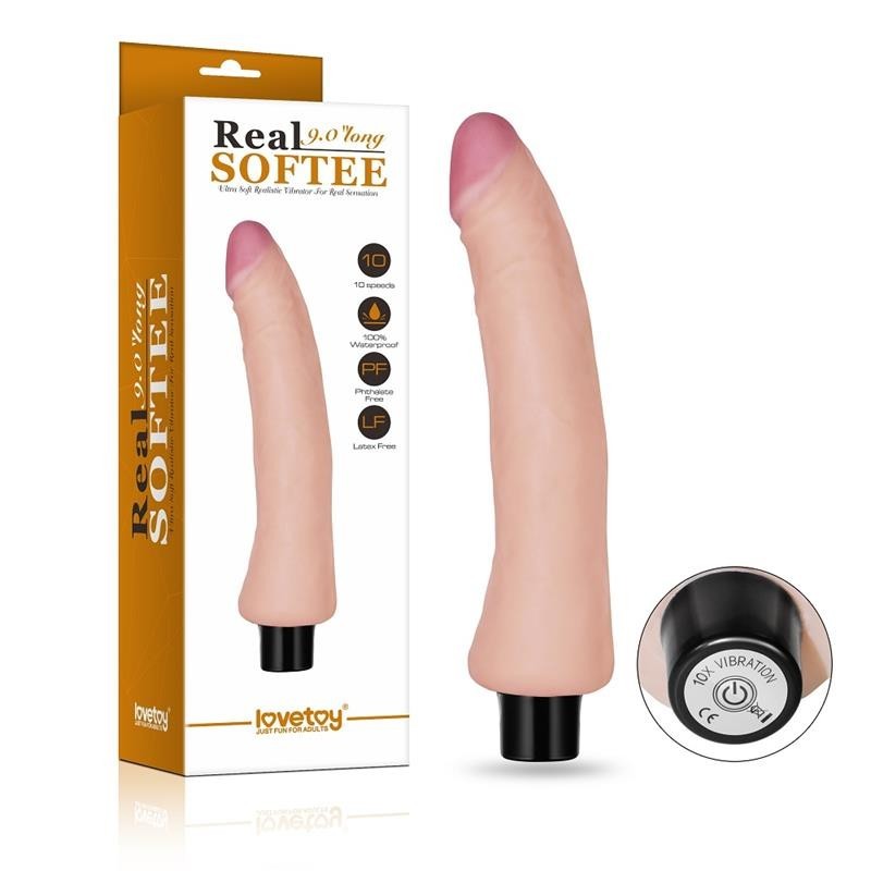 Vibratore Realistico 23 cm Softee 9 Flesh