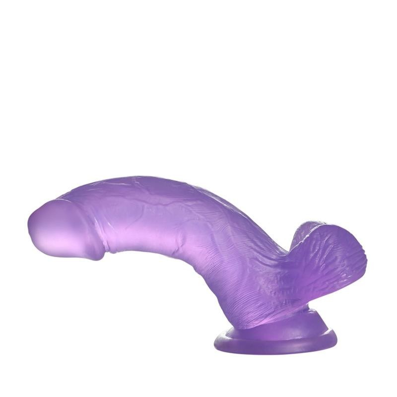 Dildo in Jelly 15 cm Studs 6 Viola