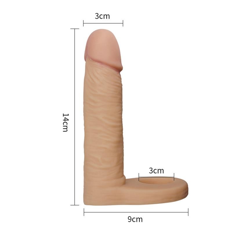 Fallo Anale Indossabile 14 cm Ultra Soft 5,8