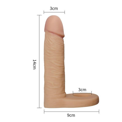 Fallo Anale Indossabile 14 cm Ultra Soft 5,8