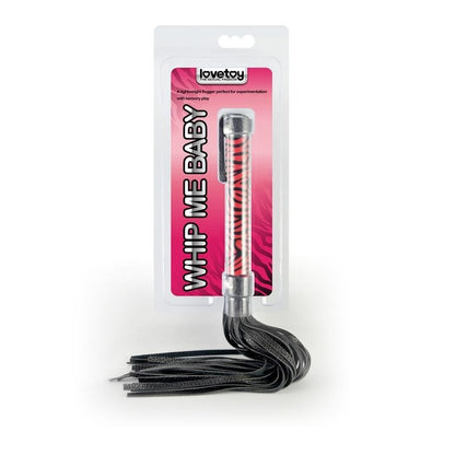 Frustino Bdsm a Frange Whip-Me Rosso