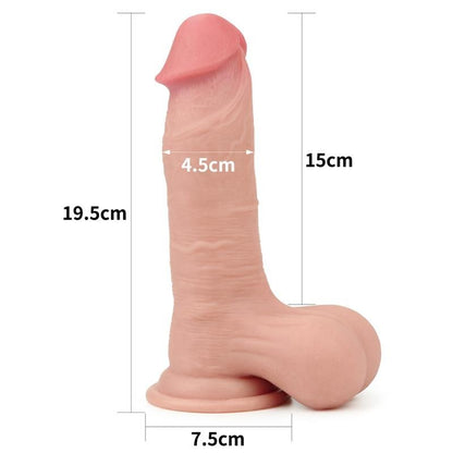 Dildo Pelle Scorrevole 19 cm Sliding 7.8