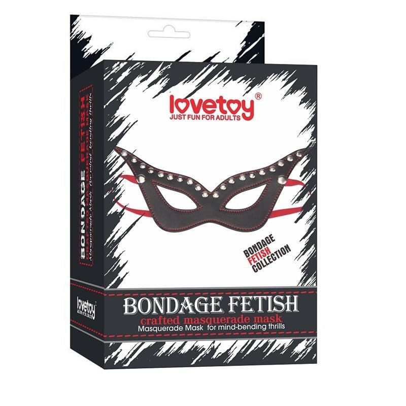 Maschera Bondage con Borchie