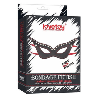Maschera Bondage con Borchie
