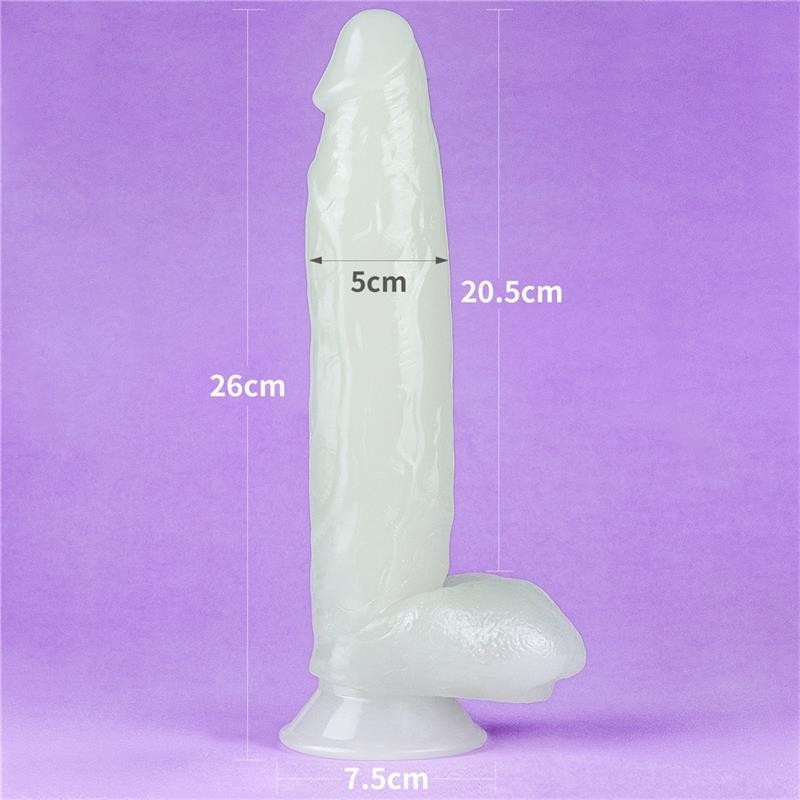 Dildo Fluorescente 26 cm Lumino