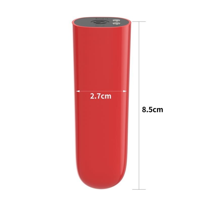 Mini Vibratore 8 cm Usb I Joy Rosso