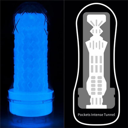 Masturbatore Lumino 20 cm