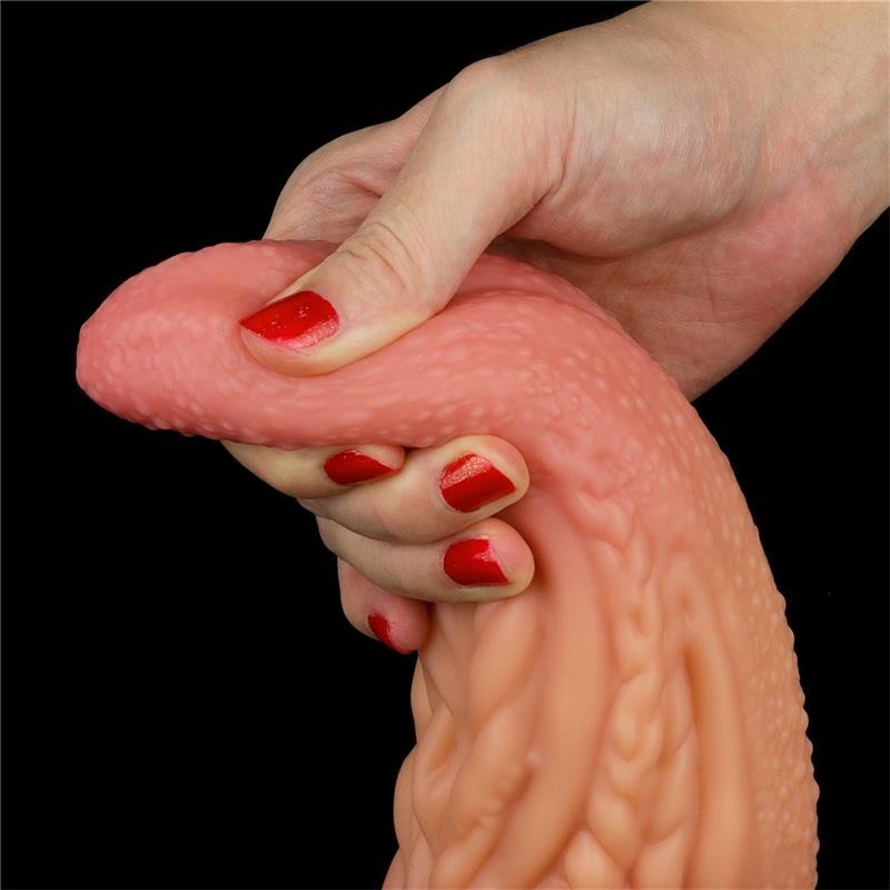 Dildo Maxi Bizarre 25 cm Silicone Platinum