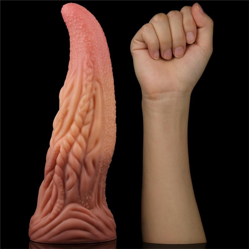 Dildo Maxi Bizarre 25 cm Silicone Platinum