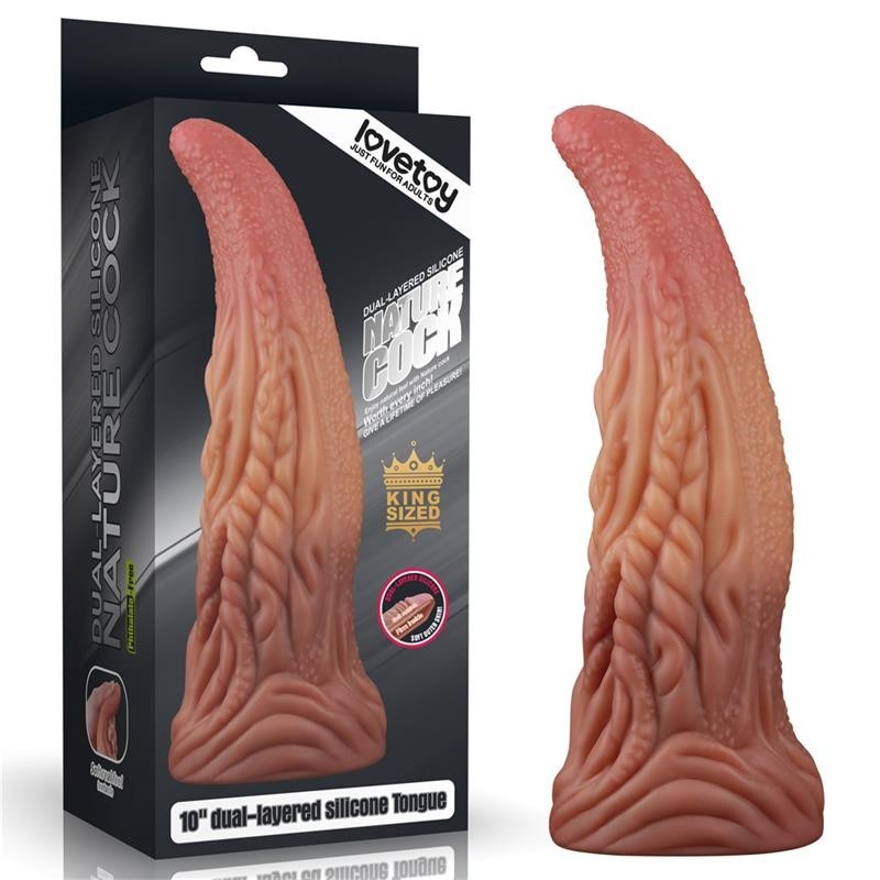 Dildo Maxi Bizarre 25 cm Silicone Platinum