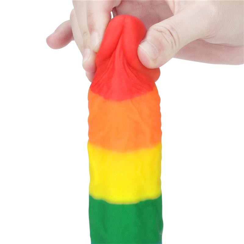 Dildo Pride Edition 20 cm Silicone Liquido