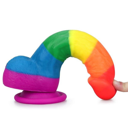 Dildo Pride Edition 20 cm Silicone Liquido