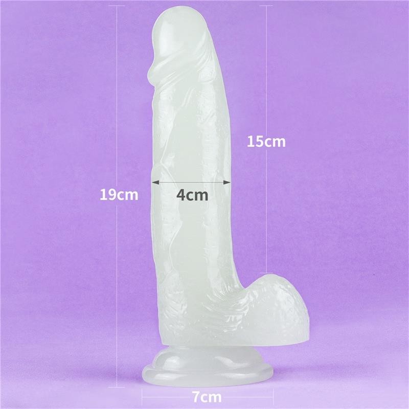 Dildo Fluorescente 19 cm Lumino