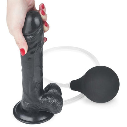 Dildo Eiaculante 23 cm Nero Squirting 9