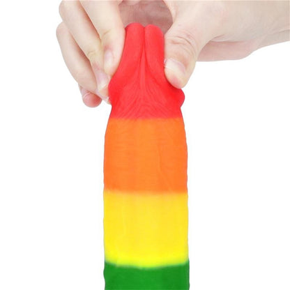Dildo Pride Edition 22 cm Silicone Liquido 9