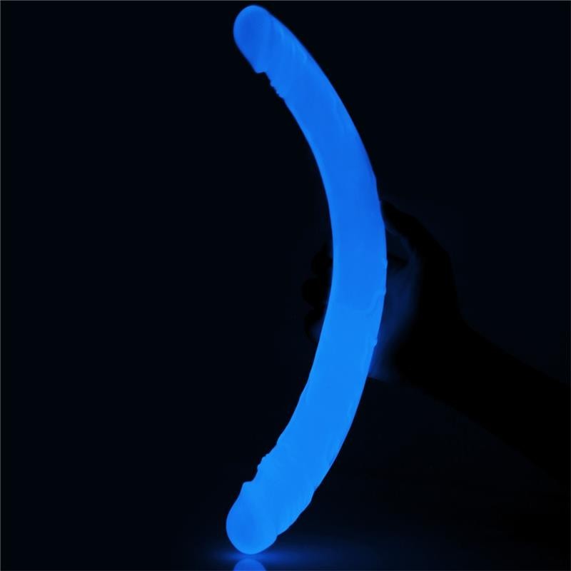 Dildo Doppio 37 cm Fluorescente Lumino