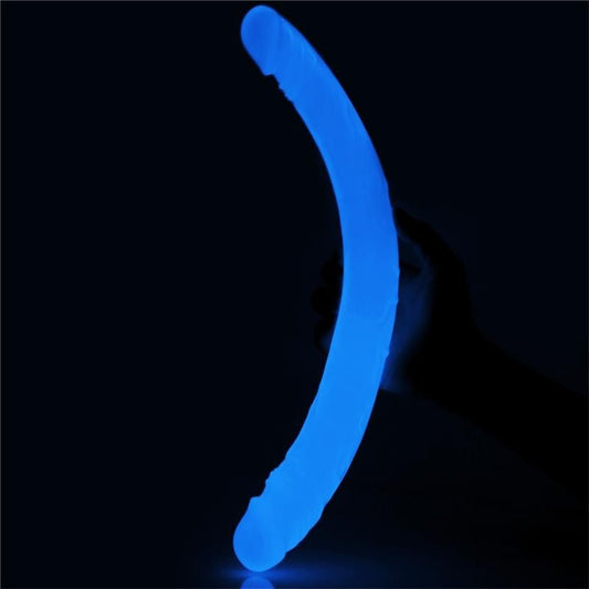 Dildo Doppio 37 cm Fluorescente Lumino