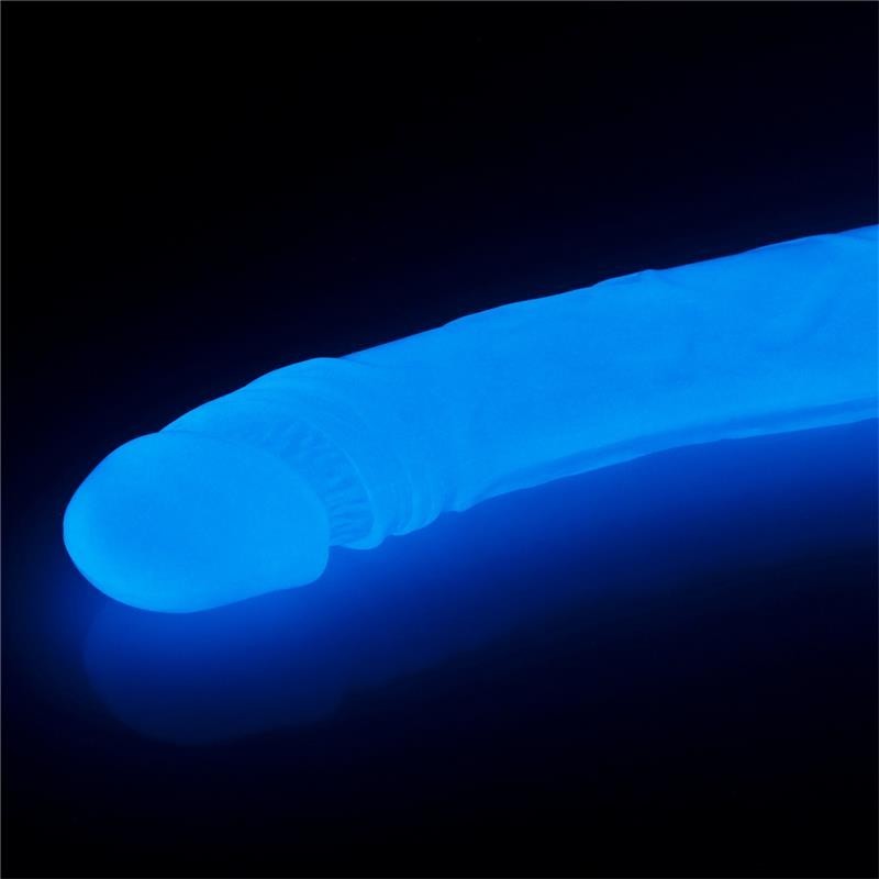 Dildo Doppio 37 cm Fluorescente Lumino